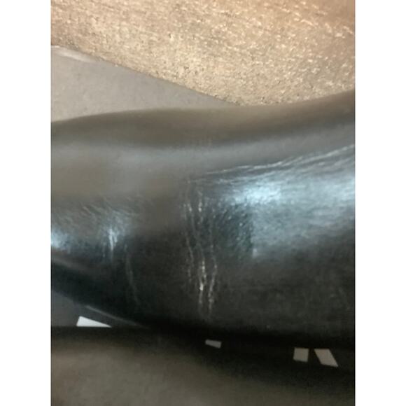 Naturalizer Women's 5.5M Black Leather Raffee Ankle Bootie Edgy Classy LB8-2 - Picture 5 of 13